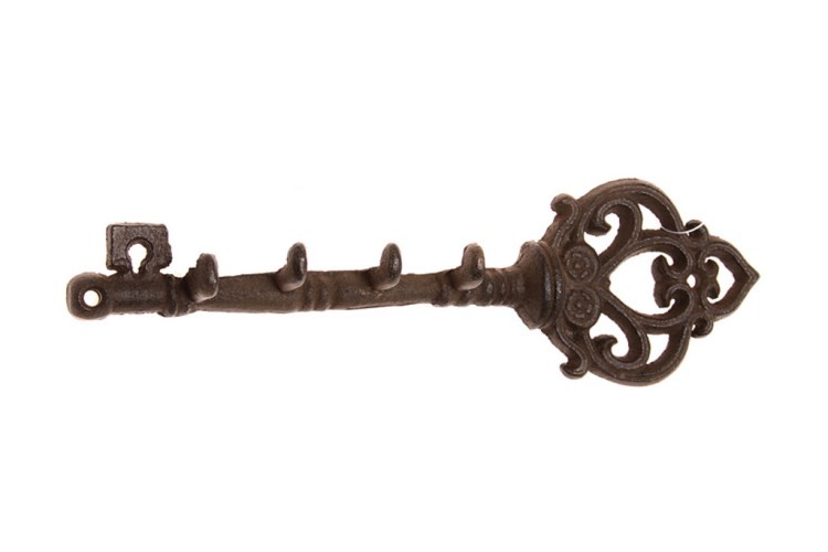 Крючок "ключ" 26*8 см.чугун (мал-12/кор=48шт.) Lefard (768-023)