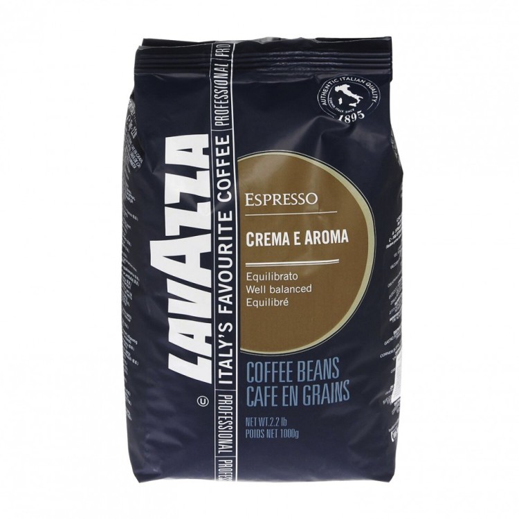 Кофе в зернах LAVAZZA Crema E Aroma Espresso 1 кг ИТАЛИЯ FOOD SERVICE 2490 621154 (1) (91208)