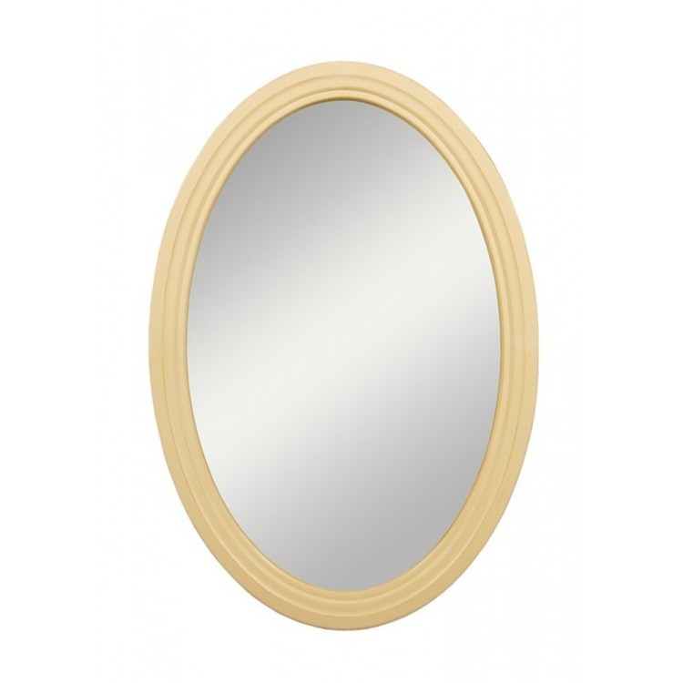 Бежевое овальное зеркало Leontina арт ST9333 ST9333-ET
