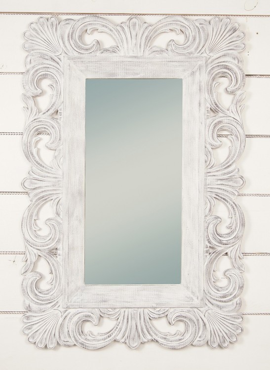 Зеркало "Gerda" белое Z-03-ET