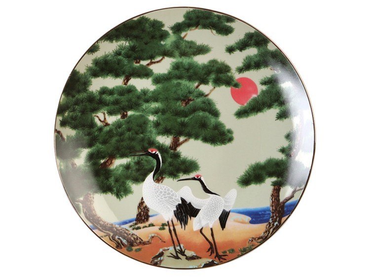 Тарелка декоративная настенная диаметр=25 см. Hangzhou Jinding (85-1329) 