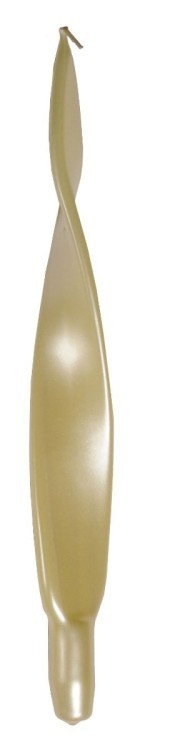 Свеча ленточка 31см (4) жемчужно кремовая (00000866)
