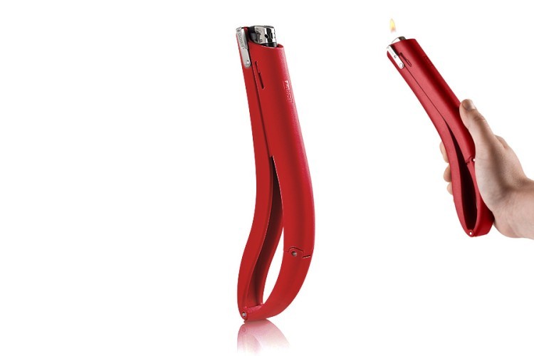 Зажигалка AdHoc, серия FIRE FINGER, красный без инд.упаковки - 010.022700.006