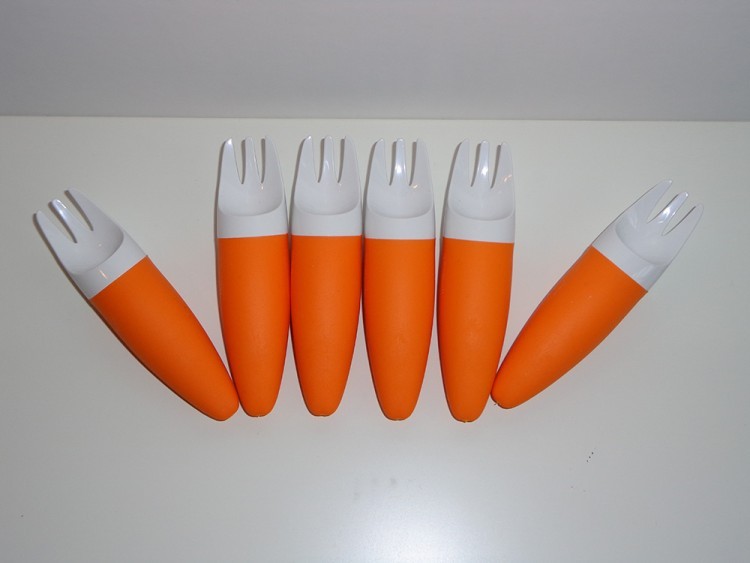Набор столовых приборов детский оранжевый (54601)