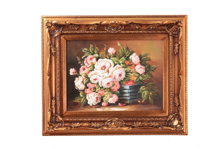 Картина "розы" 40*30 см. багет 60*50 см. Frame Factory (107-177-2) 