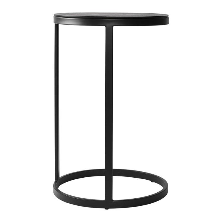 Столик кофейный hans, D41 см, черный (76228)