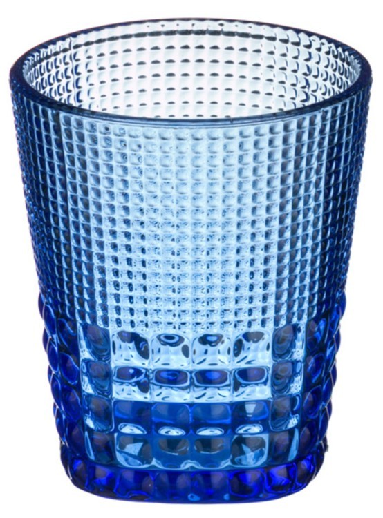 Набор стаканов для воды "индиго" из 6 шт 275 мл. высота=10 см. Muza (228-049)