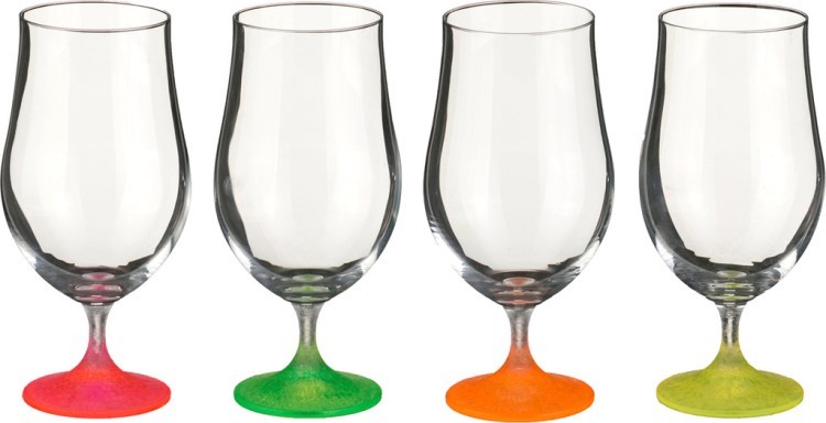 Набор бокалов для коктейлей из 4 шт "neon frozen" 380 мл. Crystalex (674-389)