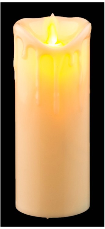 Фигурка с подсветкой "свеча" диаметр=6 см высота=15 см (кор=192шт.) Lefard (786-271)