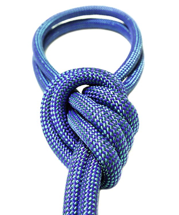 Скакалка для художественной гимнастики RGJ-103 pro, 3 м, синий с люрексом (300234)