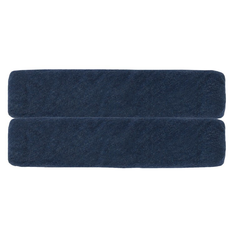 Простыня на резинке из хлопкового трикотажа темно-синего цвета из коллекции essential, 160х200х30 см (76112)