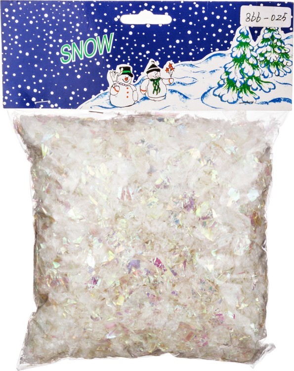 Декоративное изделие снег перламутр  см. (мал-48/кор=144шт.) Polite Crafts&gifts (866-025)