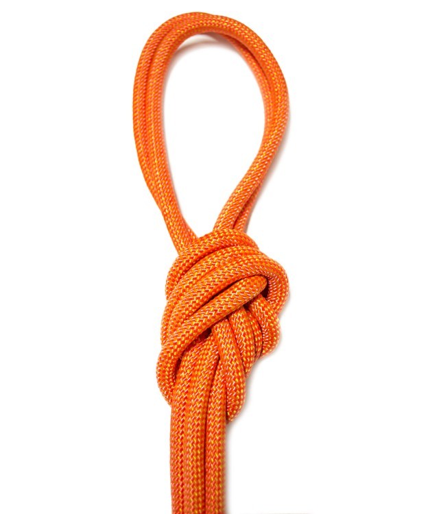 Скакалка для художественной гимнастики 3 м, оранжевая (116236)
