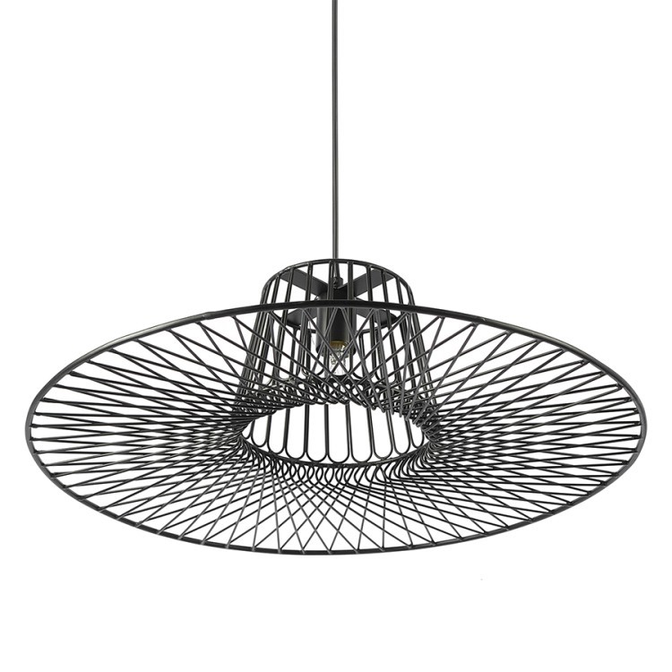 Светильник подвесной vinger, D60,5х18 см, черный (76227)