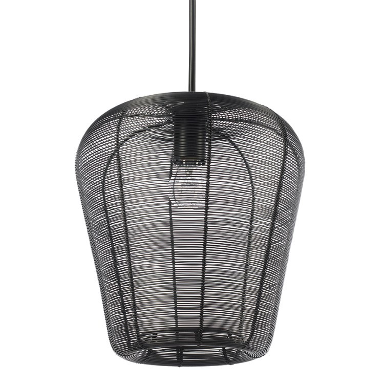 Светильник подвесной vinger, D28х30 см, черный (76205)