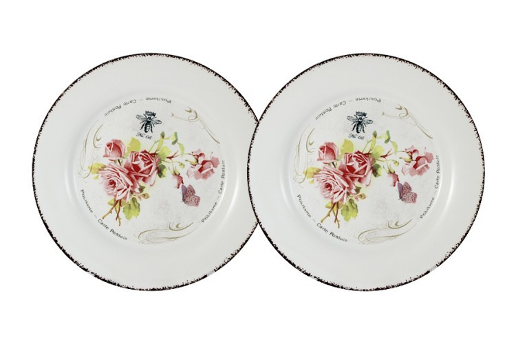 Набор из 2-х десертных тарелок Розы LF Ceramic ( LF-55E2258-4-AL )