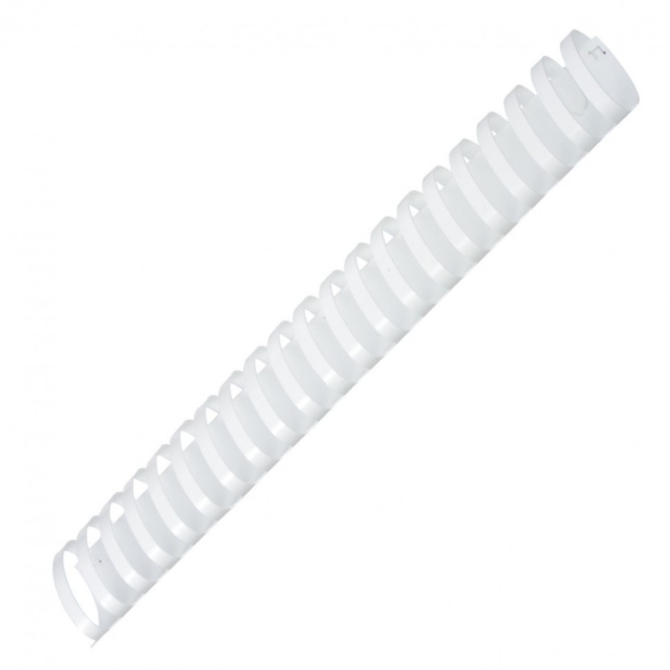 Пружины пластиковые для переплета к-т 50 шт 51 мм для сшив. 411-450 л белые Офисмаг 531466 (1) (90034)