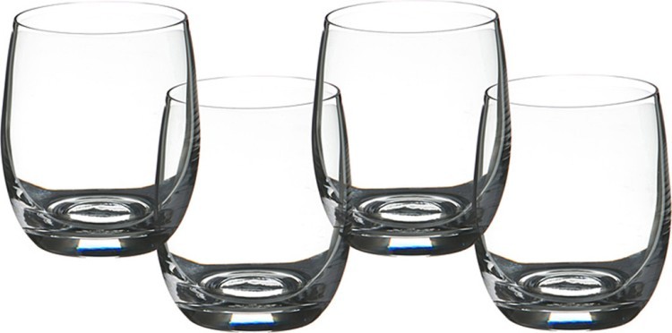 Набор стаканов для виски из 4 шт. "бар" 300 мл высота=10 см Bohemia Crystal (674-276)
