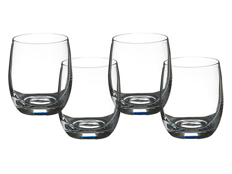 Набор стаканов для виски из 4 шт. "бар" 300 мл высота=10 см Bohemia Crystal (674-276)