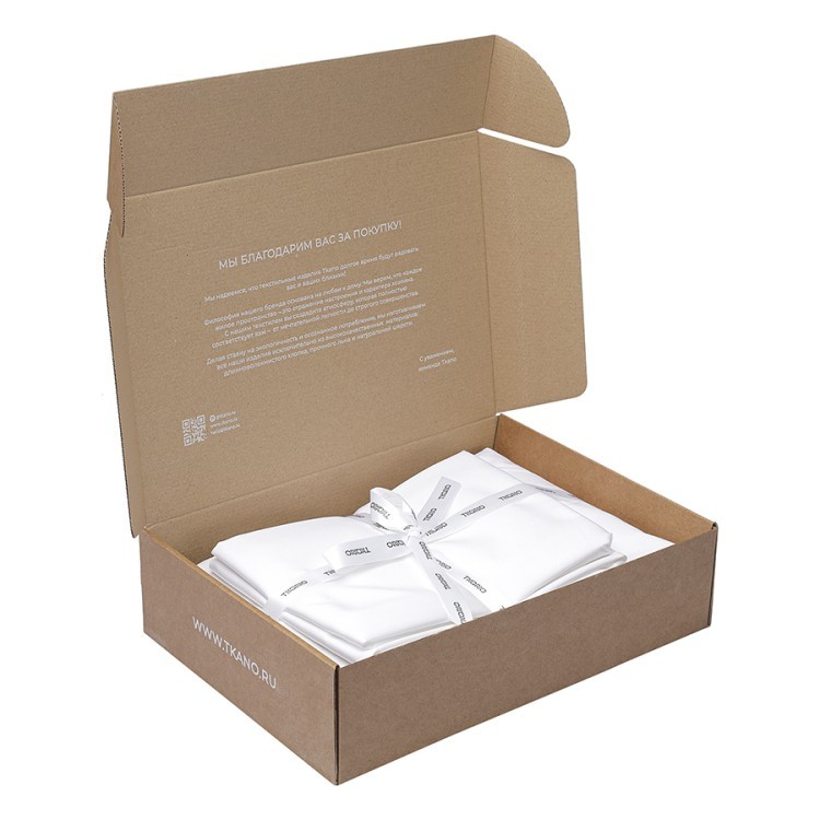 Комплект постельного белья из плотного сатина белого цвета из коллекции essential, 150х200 см (77115)