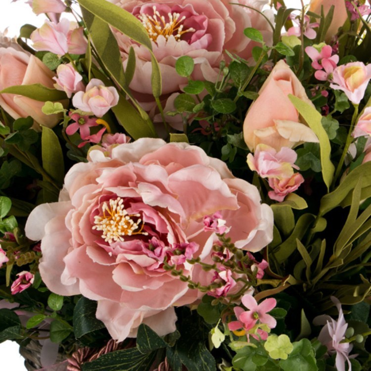 Композиция из искусственных цветов "букет с розами" длина=70 см.высота=45 см. Ingroflor 2 (309-501) 