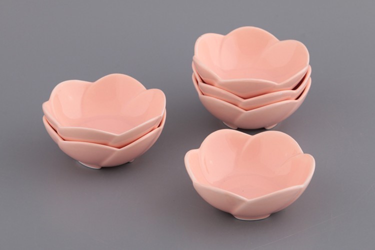 Набор розеток из 6 шт,размер 9*9 см.розовый Hangzhou Jinding (120-064) 