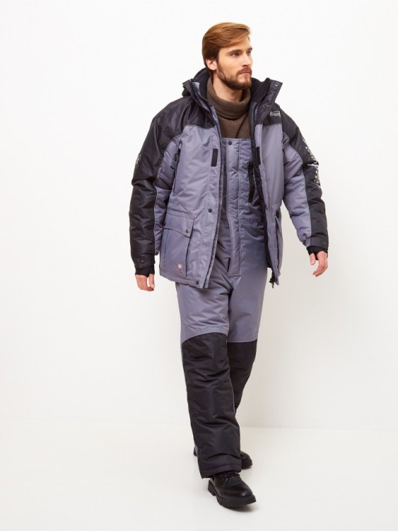 Зимний костюм для рыбалки Canadian Camper Denwer Pro Black/Gray M(44-46), 170/176 4630049512620 (92156)