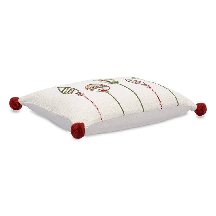 Подушка декоративная с вышивкой christmas decorations из коллекции new year essential, 30х45 см (75359)