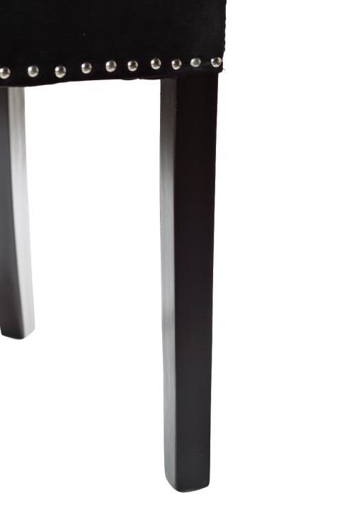 Стул велюр черный, ножки черные 97,5*62*55 см (TT-00000642)