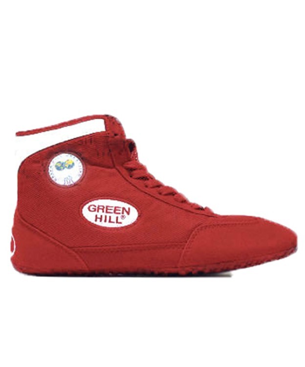 Обувь для борьбы GWB-3052/GWB-3055, красный/белый (149728)