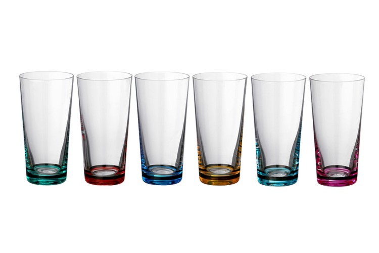 Набор стаканов для воды из 6 шт."джайв пэйнтед" 400 мл.высота=15 см. Crystalex Cz (674-238) 