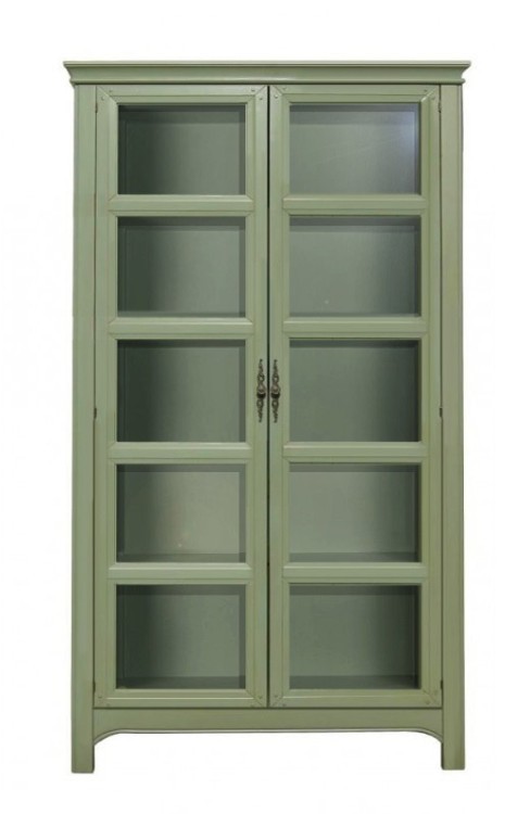 Шкаф со стеклянными дверками Olivia арт CB3005 CB3005-ET