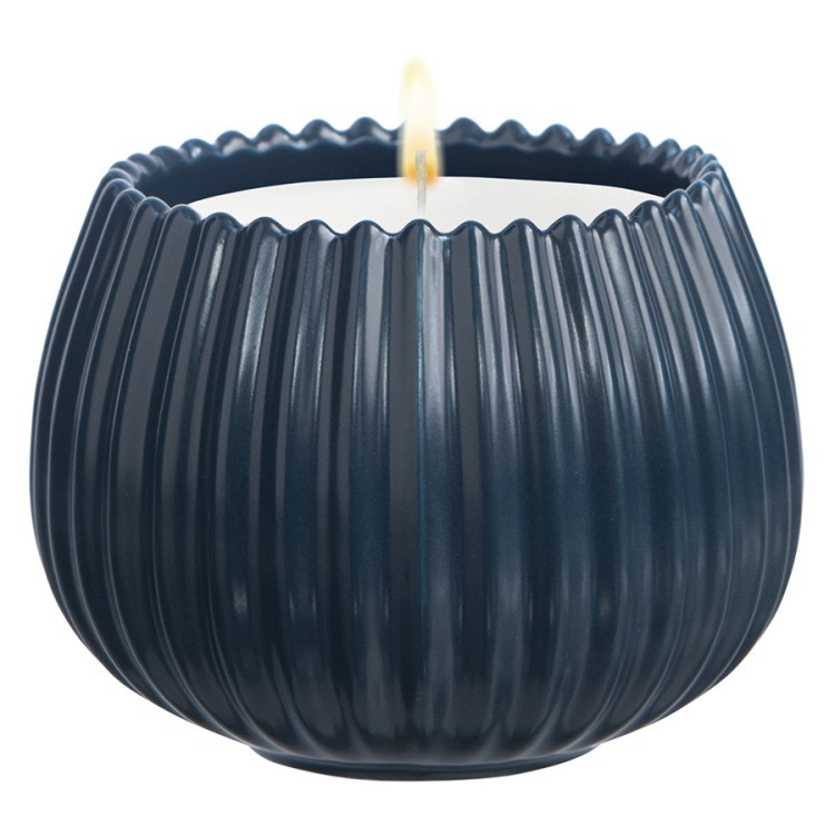 Свеча ароматическая italian cypress из коллекции edge, синий, 30 ч (75649)