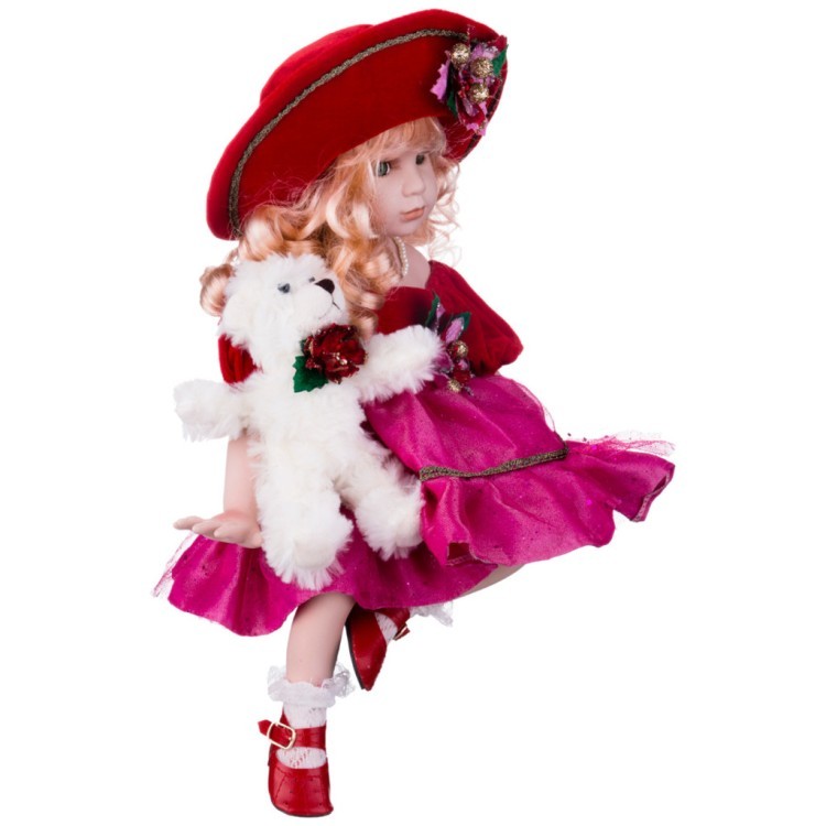 Кукла фарфоровая высота=40 см. RF COLLECTION (346-222)