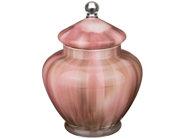 Декоративная чаша с крышкой "pink" высота=28 см. FRANCO (316-1099)