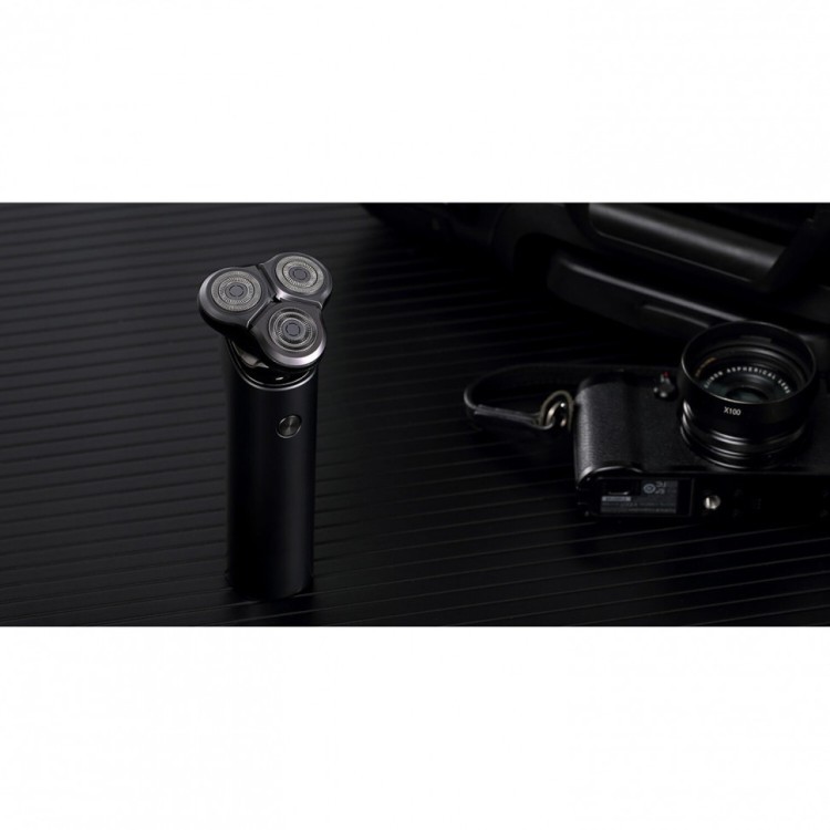 Электробритва XIAOMI Mi Electric Shaver S500 3 Вт роторная 3 головки аккумулятор черная 456670 (1) (94267)