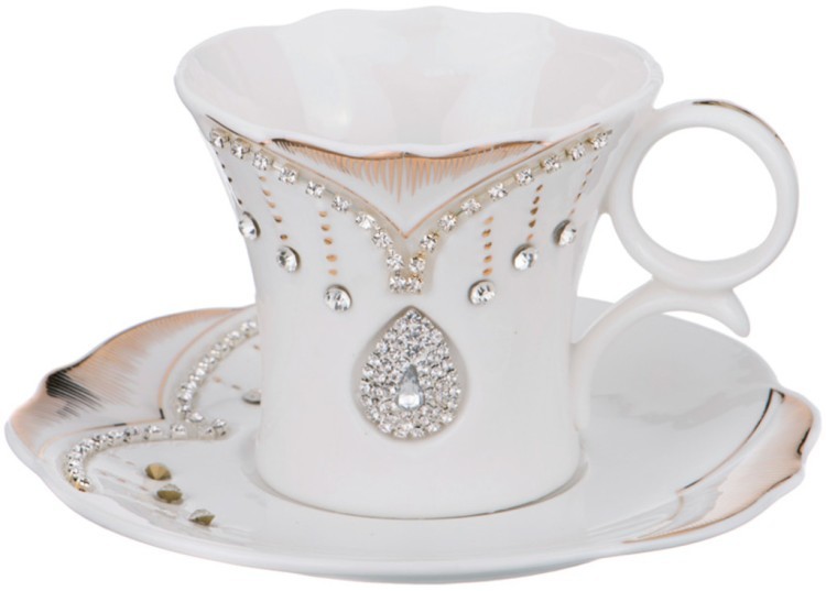 Чайный сервиз на 6 персон 15 пр. 1000/200/300/200 мл. Porcelain Manufacturing (D-437-055)