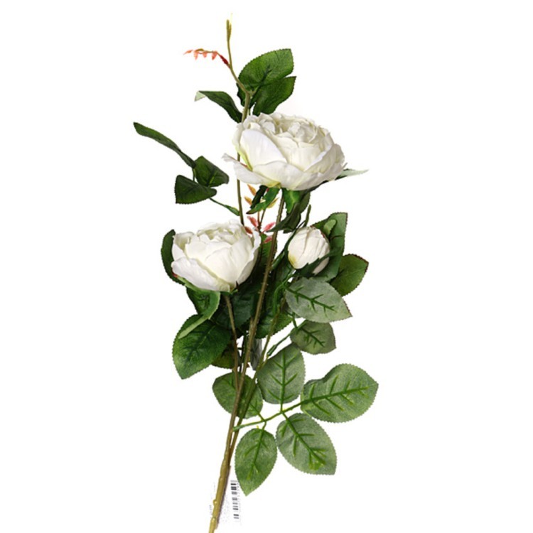 Цветок искусственный "роза"  длина=90 см Huajing Plastic (23-259)
