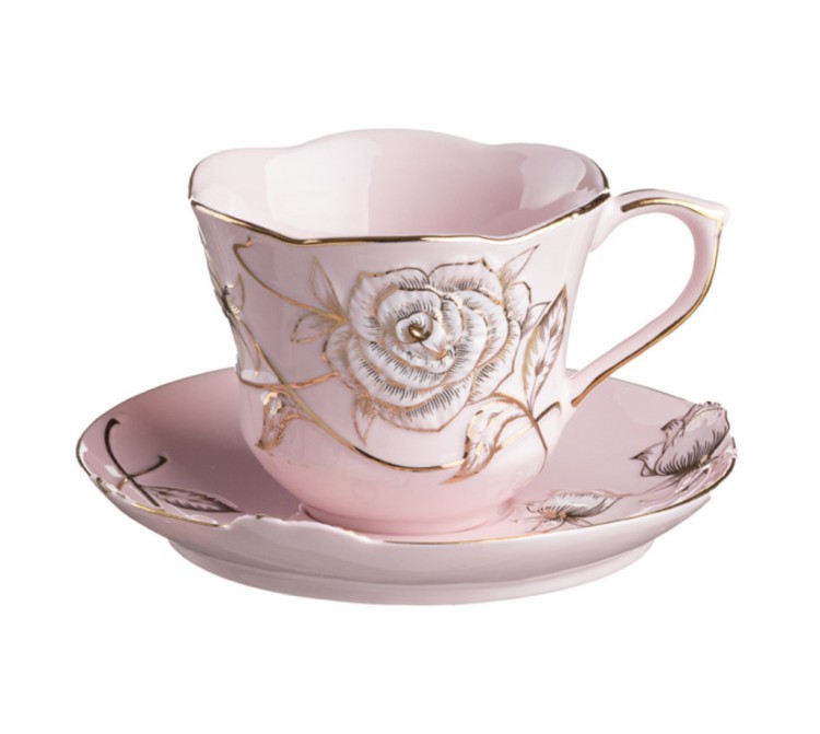 Чайный набор на 2 персоны 4 пр. "софия розовая" 200 мл. Porcelain Manufacturing (418-268) 