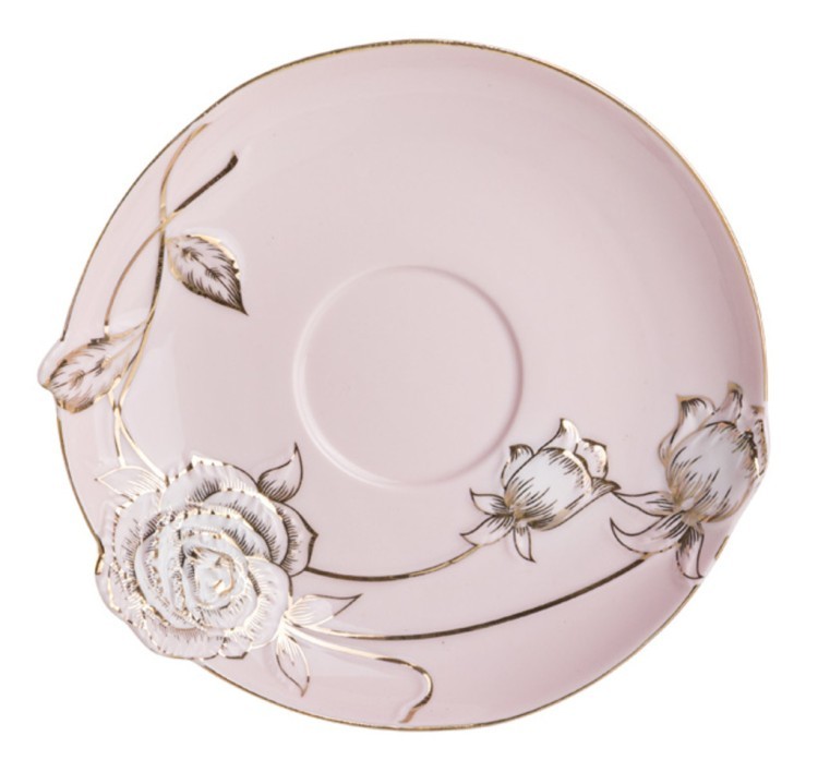 Чайный набор на 2 персоны 4 пр. "софия розовая" 200 мл. Porcelain Manufacturing (418-268) 