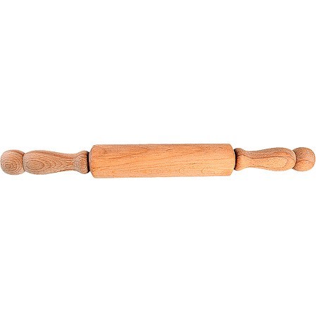 Скалка деревянная 40см вращ/руч бук (7113)