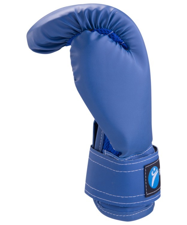 Перчатки боксерские детские, 6oz, к/з, синий (160645)