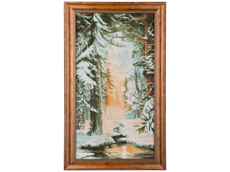 Гобеленовая картина "зимний лес" 73х43см. (404-1356-30) 