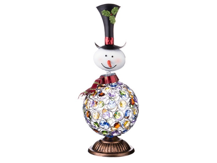 Фигурка "снеговик" 13*13*36 см. с подсветкой Polite Crafts&gifts (391-140)