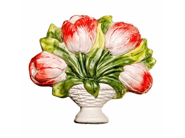Панно настенное "красные тюльпаны" 23*27 см. Annaluma (628-119)