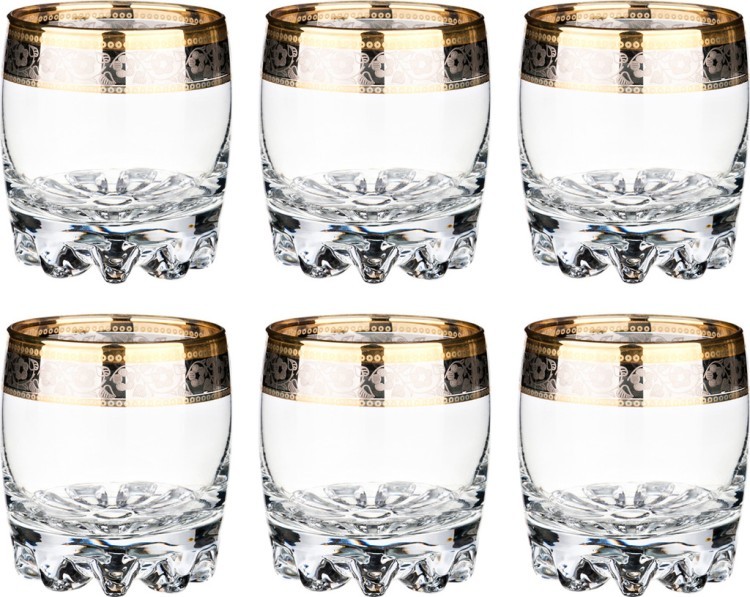 Набор стаканов для виски "сильвана кант" из 6 шт. 305 мл (кор=8набор.) Алешина Р.р. (484-042)