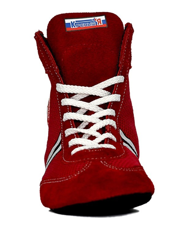 Обувь для самбо WS-3030, замша, красная (161266)