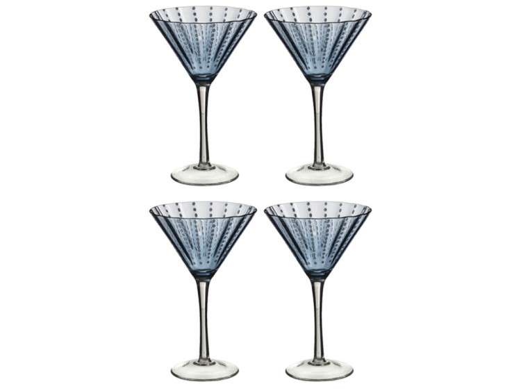 Набор бокалов для мартини из 4 шт.высота=18 см.300 мл. Dalian Hantai (495-712) 