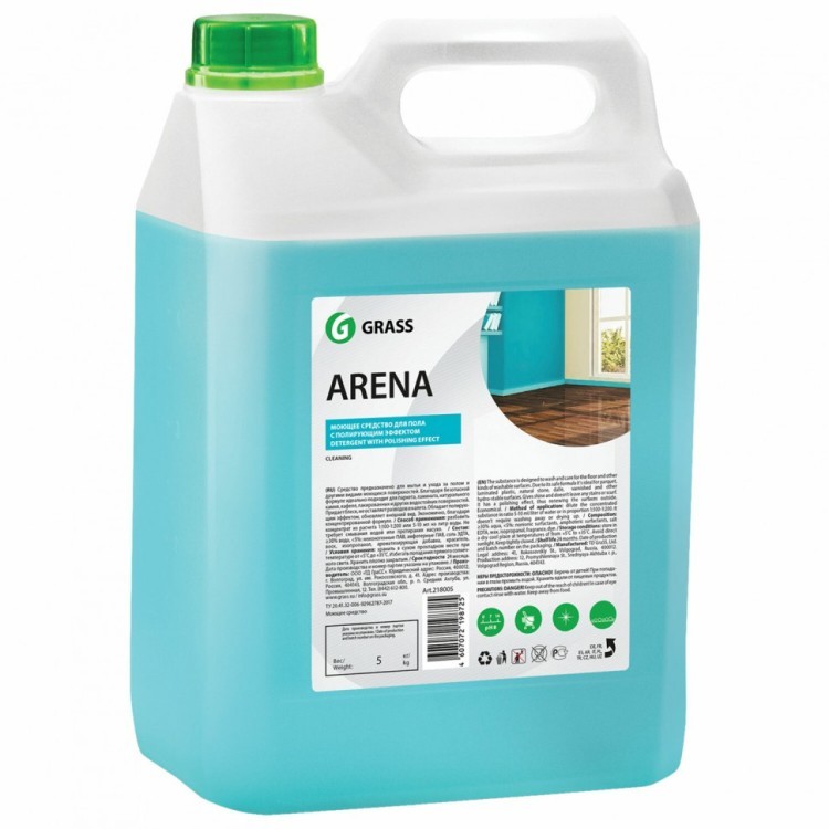 Средство для мытья пола 5 кг Grass ARENA с полирующим эффектом концентрат 605614 (1) (91890)