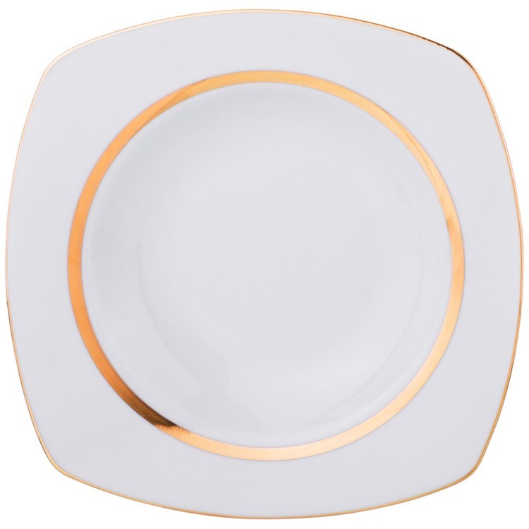 Набор суповых тарелок "тетра 004" из 6 шт. 23*23 см. M.Z. (655-249)